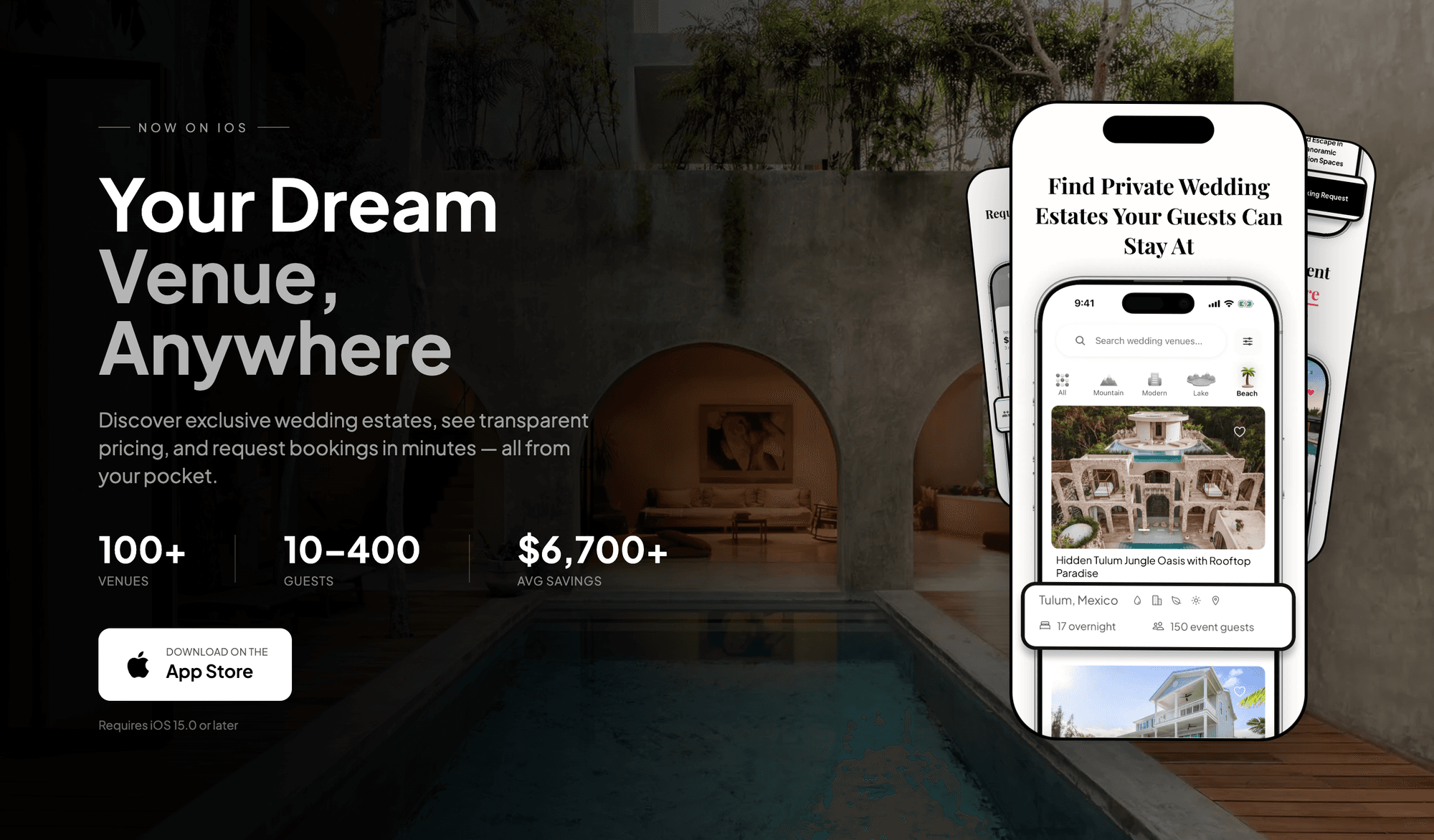 The WedStay App Is Here: Find Your Dream Wedding Venue From Your Phone