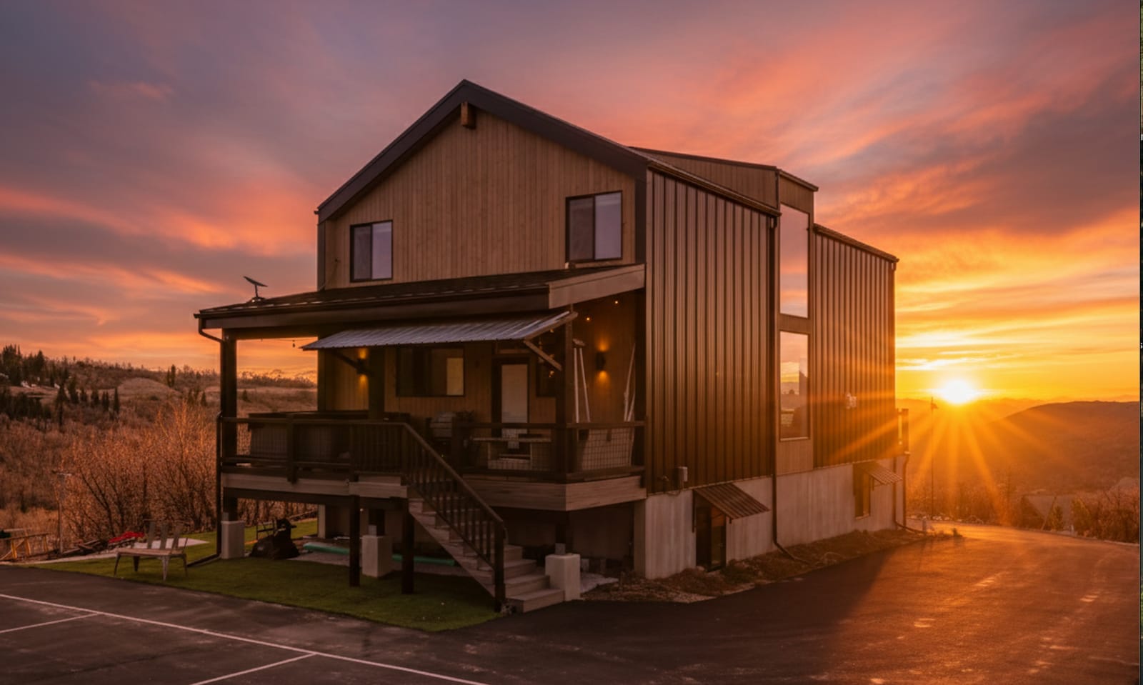 Mountain Cabin in Heber: 360 Views, Pickleball and 100-Guest Weddings