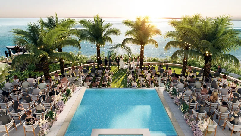 Event space at Florida Keys Wedding Village; 26 Villas, Sleep 260+, Wedding of 500+