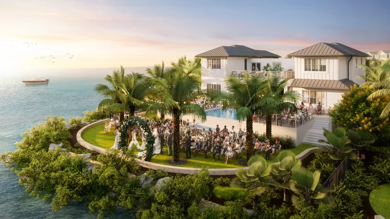 Event space at Florida Keys Wedding Village; 26 Villas, Sleep 260+, Wedding of 500+
