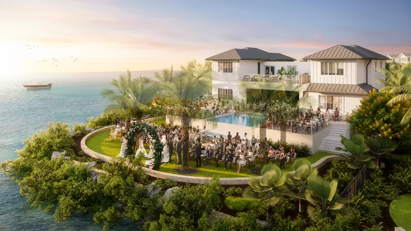 Event space at Florida Keys Wedding Village; 26 Villas, Sleep 260+, Wedding of 500+