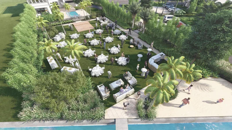 Event space at Florida Keys Wedding Village; 26 Villas, Sleep 260+, Wedding of 500+