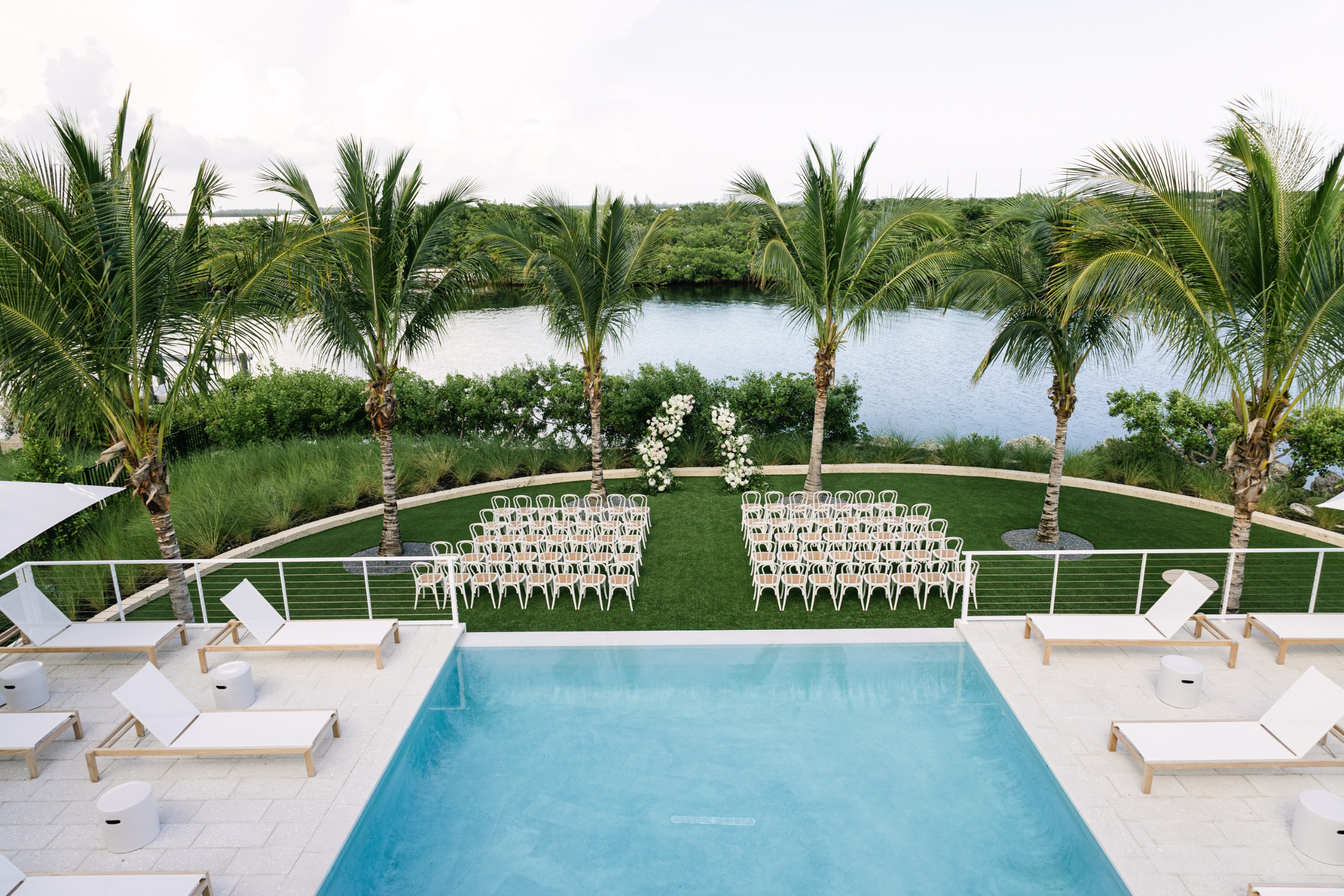 Event space at Florida Keys Wedding Village; 26 Villas, Sleep 260+, Wedding of 500+