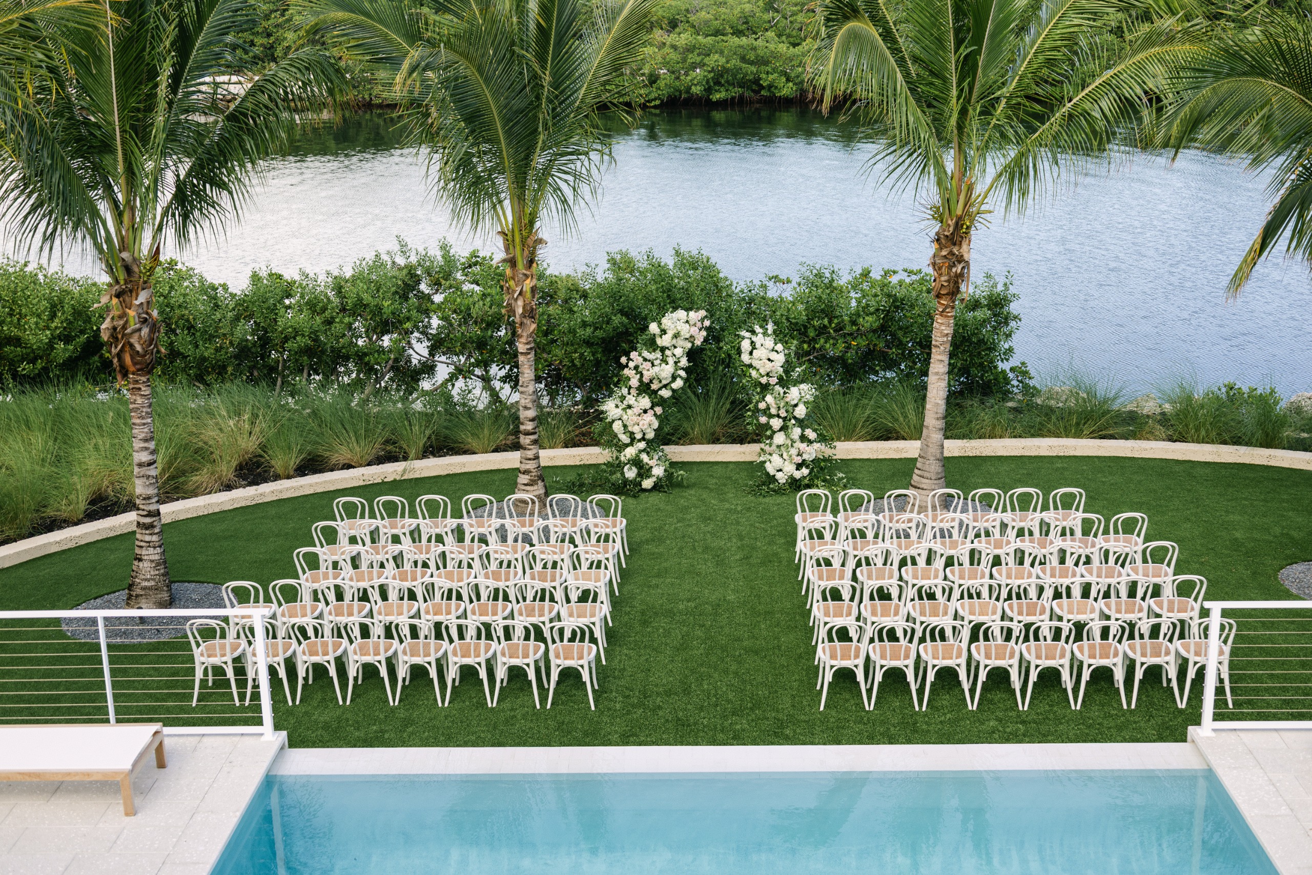 Event space at Florida Keys Wedding Village; 26 Villas, Sleep 260+, Wedding of 500+