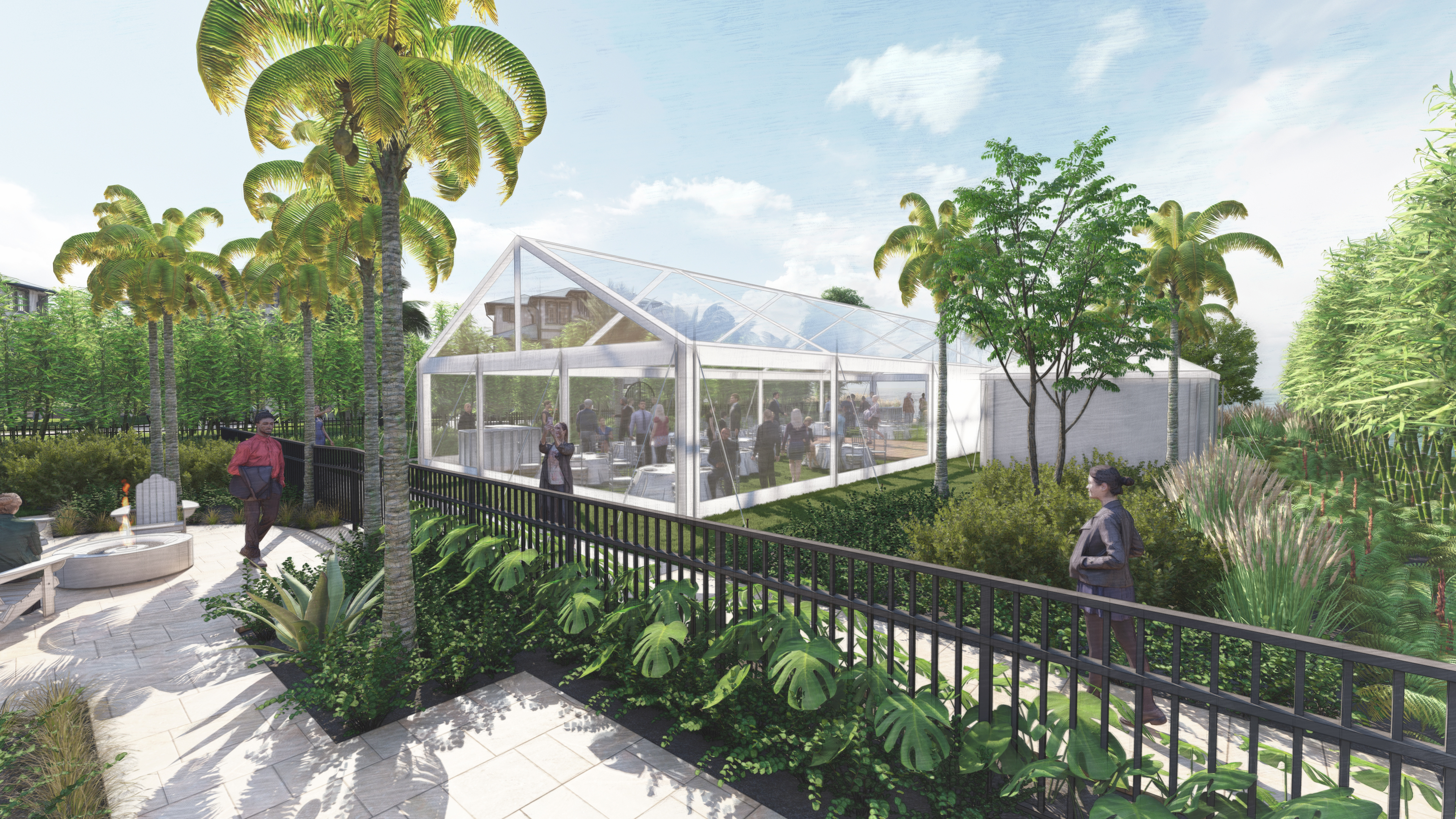 Event space at Florida Keys Wedding Village; 26 Villas, Sleep 260+, Wedding of 500+