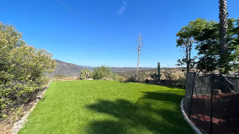 Event space at Hilltop San Diego  Mountain Log Cabin Estate with Scenic Views