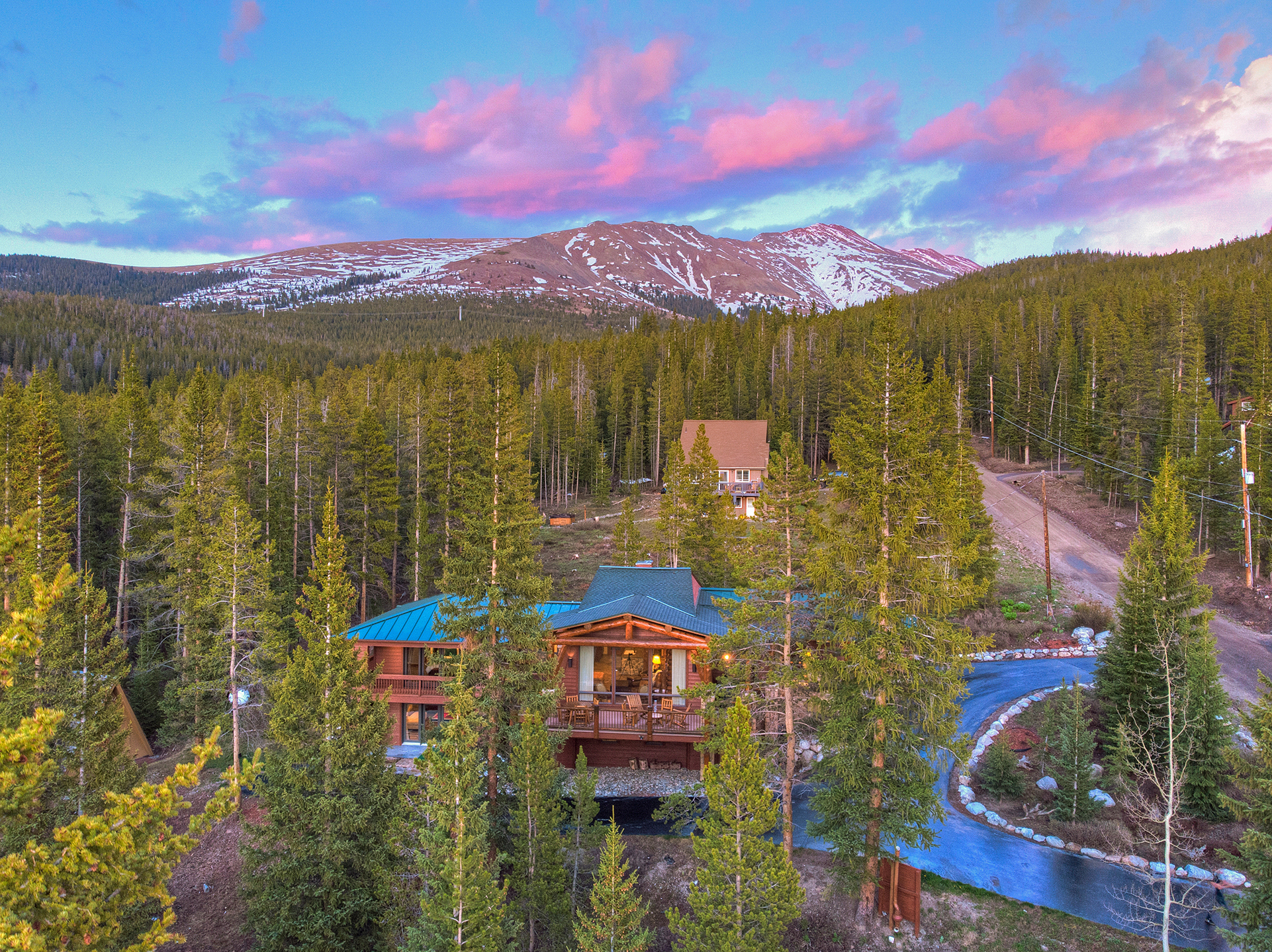 Event space at Breckenridge Mountain Chalet with Hot Tub, Game Room & Scenic Views