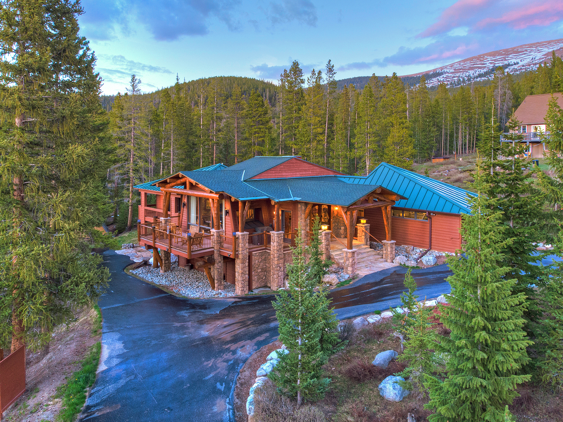 Event space at Breckenridge Mountain Chalet with Hot Tub, Game Room & Scenic Views