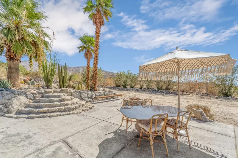 Event space at Desert Oasis with  Pool & Views Near Coachella & Joshua Tree