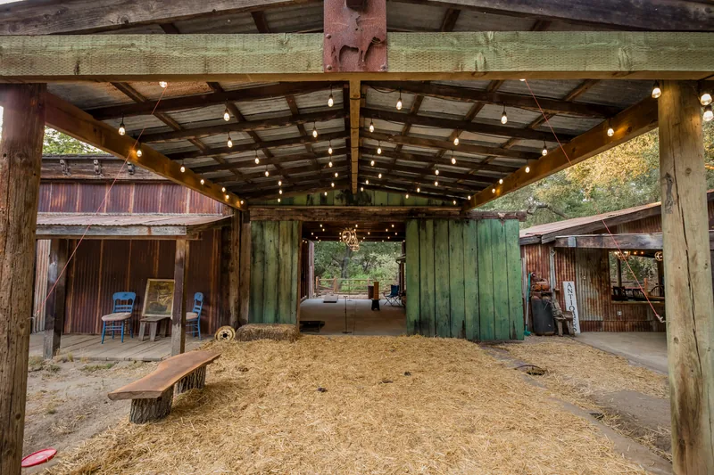Event space at Heritage Temecula Canyon Ranch with Vintage Facades, Creekside Charm & Event-Ready Grounds