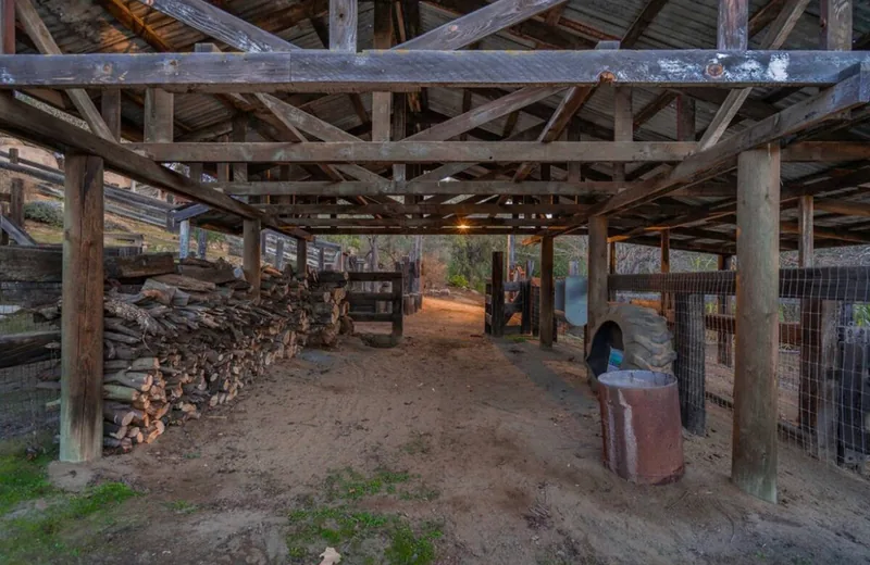Event space at Heritage Temecula Canyon Ranch with Vintage Facades, Creekside Charm & Event-Ready Grounds