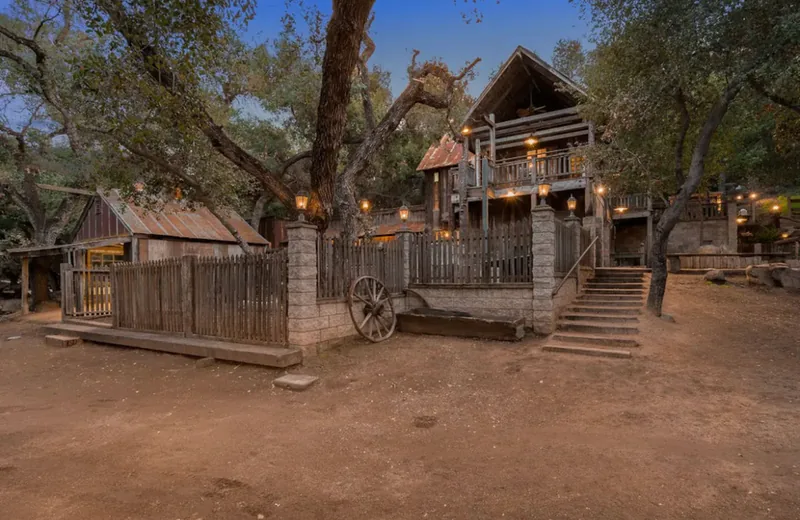 Event space at Heritage Temecula Canyon Ranch with Vintage Facades, Creekside Charm & Event-Ready Grounds