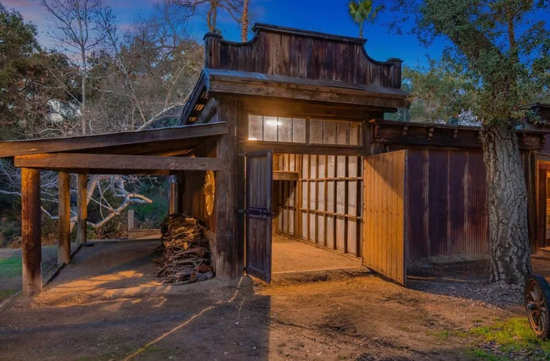 Event space at Heritage Temecula Canyon Ranch with Vintage Facades, Creekside Charm & Event-Ready Grounds