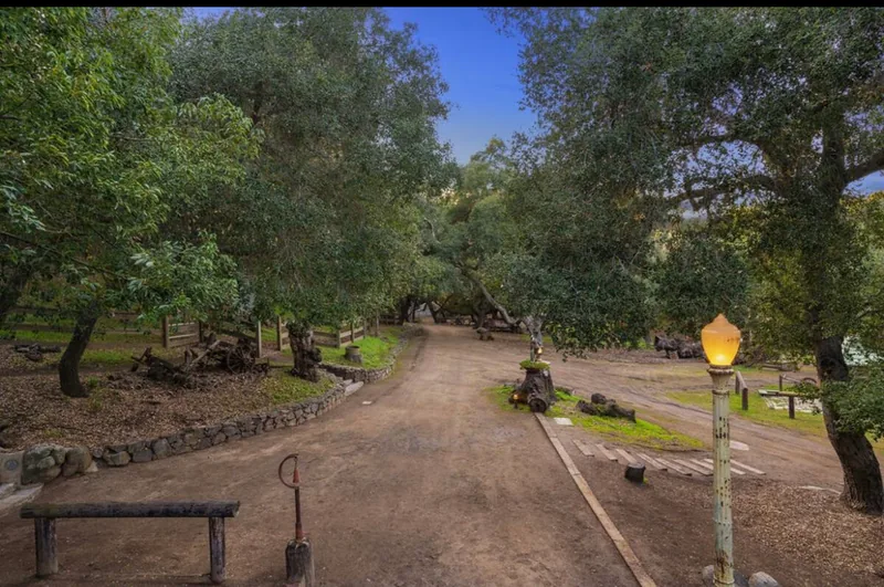 Event space at Heritage Temecula Canyon Ranch with Vintage Facades, Creekside Charm & Event-Ready Grounds