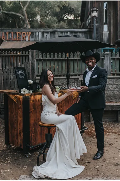 Event space at Heritage Temecula Canyon Ranch with Vintage Facades, Creekside Charm & Event-Ready Grounds