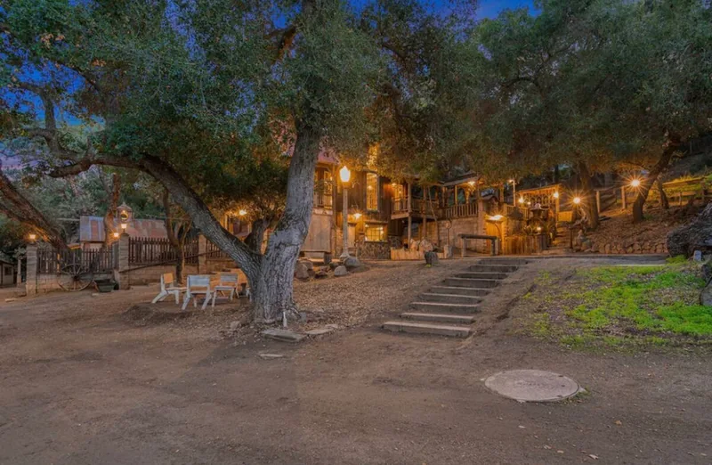 Event space at Heritage Temecula Canyon Ranch with Vintage Facades, Creekside Charm & Event-Ready Grounds