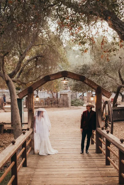 Event space at Heritage Temecula Canyon Ranch with Vintage Facades, Creekside Charm & Event-Ready Grounds