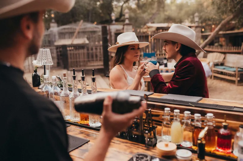 Event space at Heritage Temecula Canyon Ranch with Vintage Facades, Creekside Charm & Event-Ready Grounds