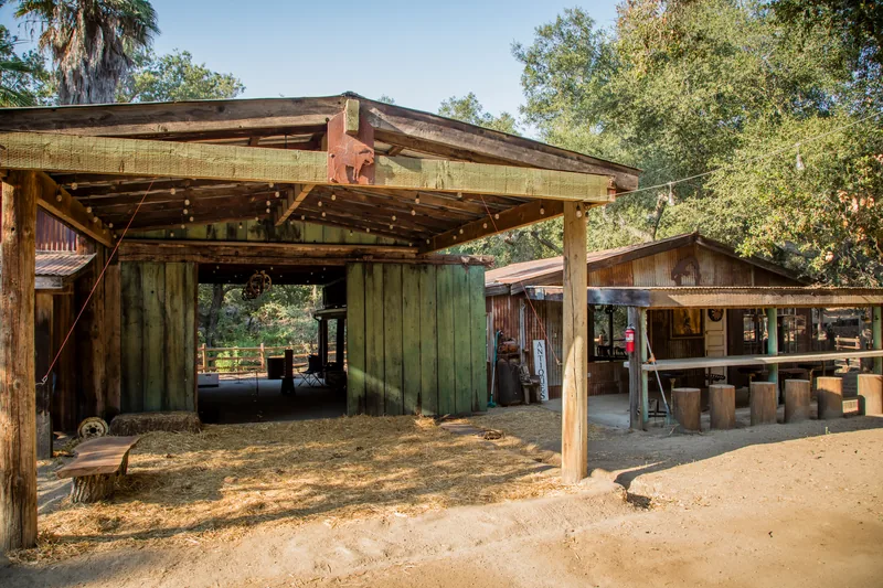 Event space at Heritage Temecula Canyon Ranch with Vintage Facades, Creekside Charm & Event-Ready Grounds