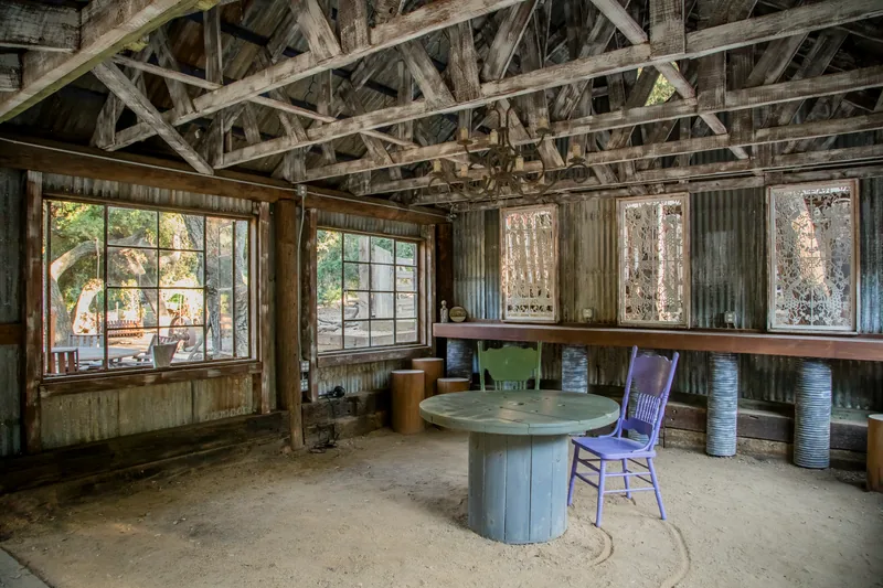 Event space at Heritage Temecula Canyon Ranch with Vintage Facades, Creekside Charm & Event-Ready Grounds