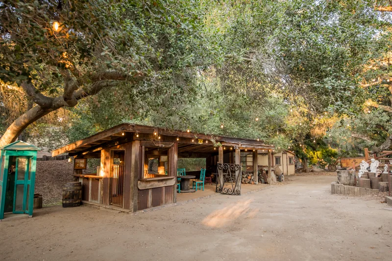 Event space at Heritage Temecula Canyon Ranch with Vintage Facades, Creekside Charm & Event-Ready Grounds