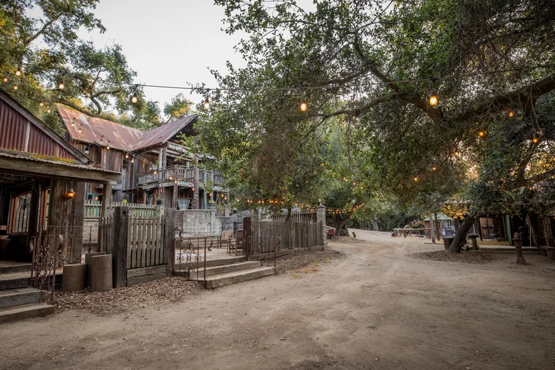 Event space at Heritage Temecula Canyon Ranch with Vintage Facades, Creekside Charm & Event-Ready Grounds