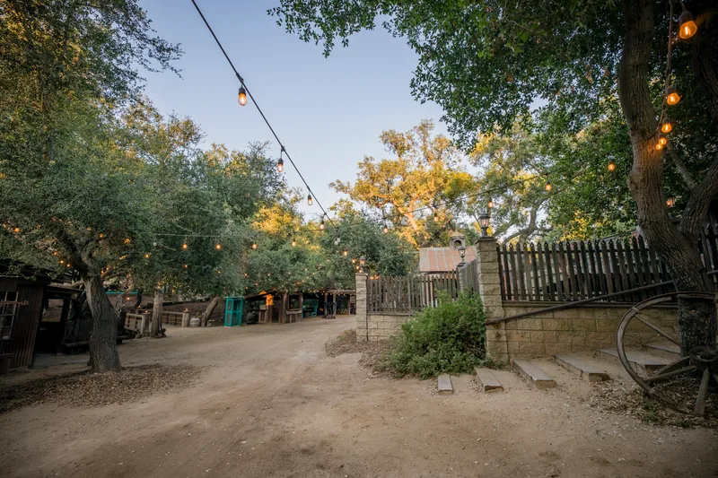 Event space at Heritage Temecula Canyon Ranch with Vintage Facades, Creekside Charm & Event-Ready Grounds