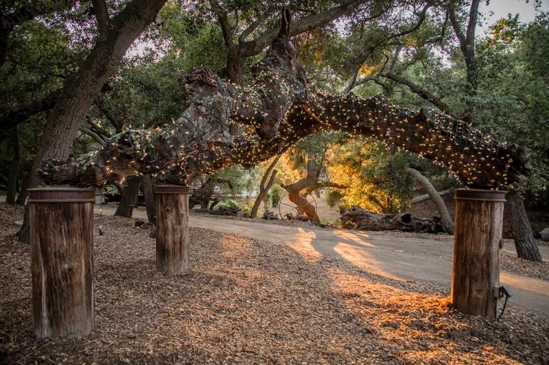 Event space at Heritage Temecula Canyon Ranch with Vintage Facades, Creekside Charm & Event-Ready Grounds