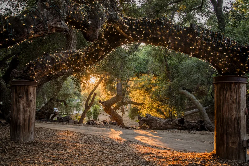 Event space at Heritage Temecula Canyon Ranch with Vintage Facades, Creekside Charm & Event-Ready Grounds