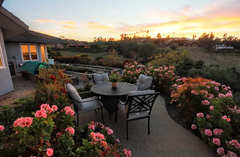 Event space at French Chateau in North San Diego