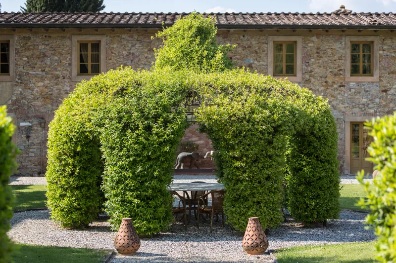 Event space at Twin Tuscan Italian Villas with Historic Gardens & Grand Event Spaces – Lucca, Italy