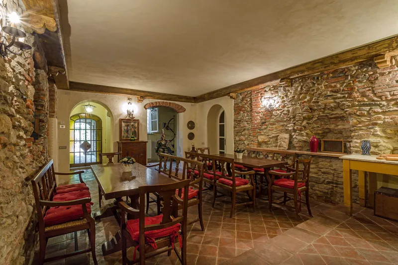 Elegant interior spaces at Twin Tuscan Italian Villas with Historic Gardens & Grand Event Spaces – Lucca, Italy, featuring luxury wedding