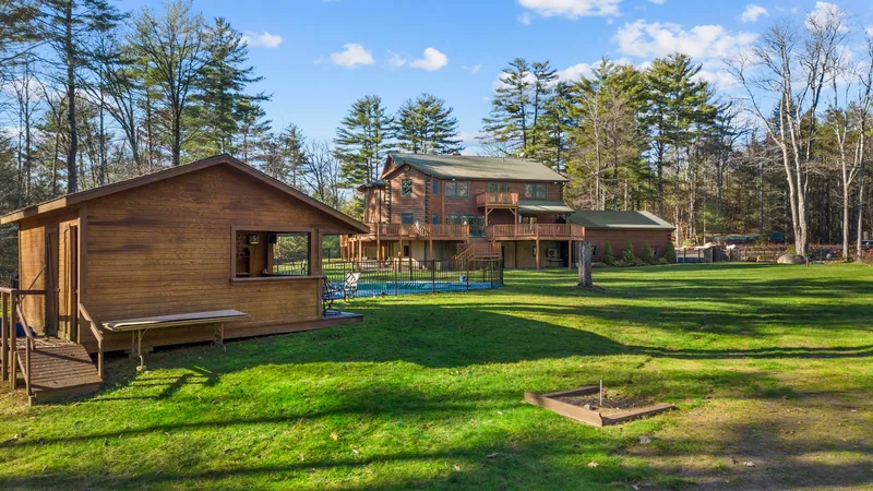 Event space at Forest Estate with Pool & Hot Tub on 62 Private Acres – Connecticut Wedding Retreat
