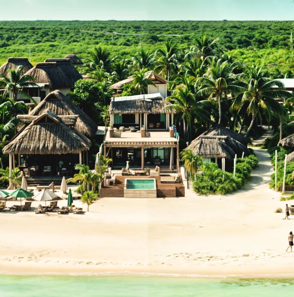 Secluded Beachfront Estate in Tulum – Beach Ceremony Space, Rooftop Terrace & Private Pools - Photo 2