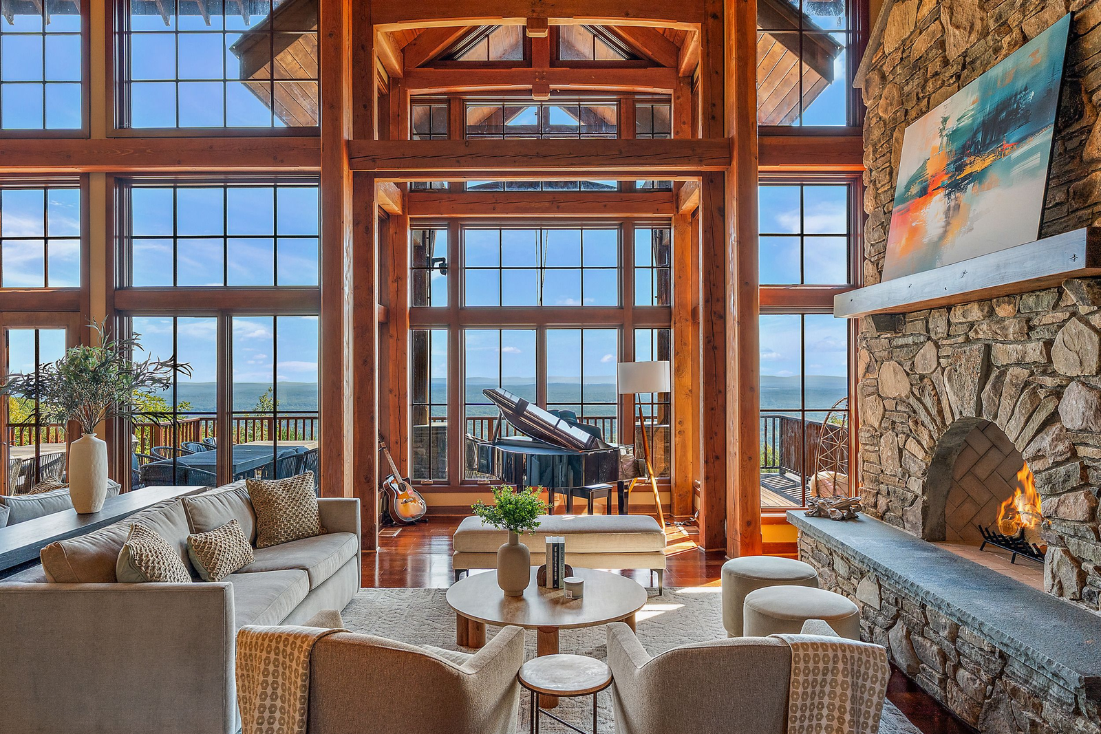 Interior living and accommodation spaces