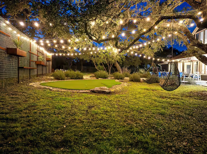 Event space at Secluded Luxury Texas Hill Country Estate 