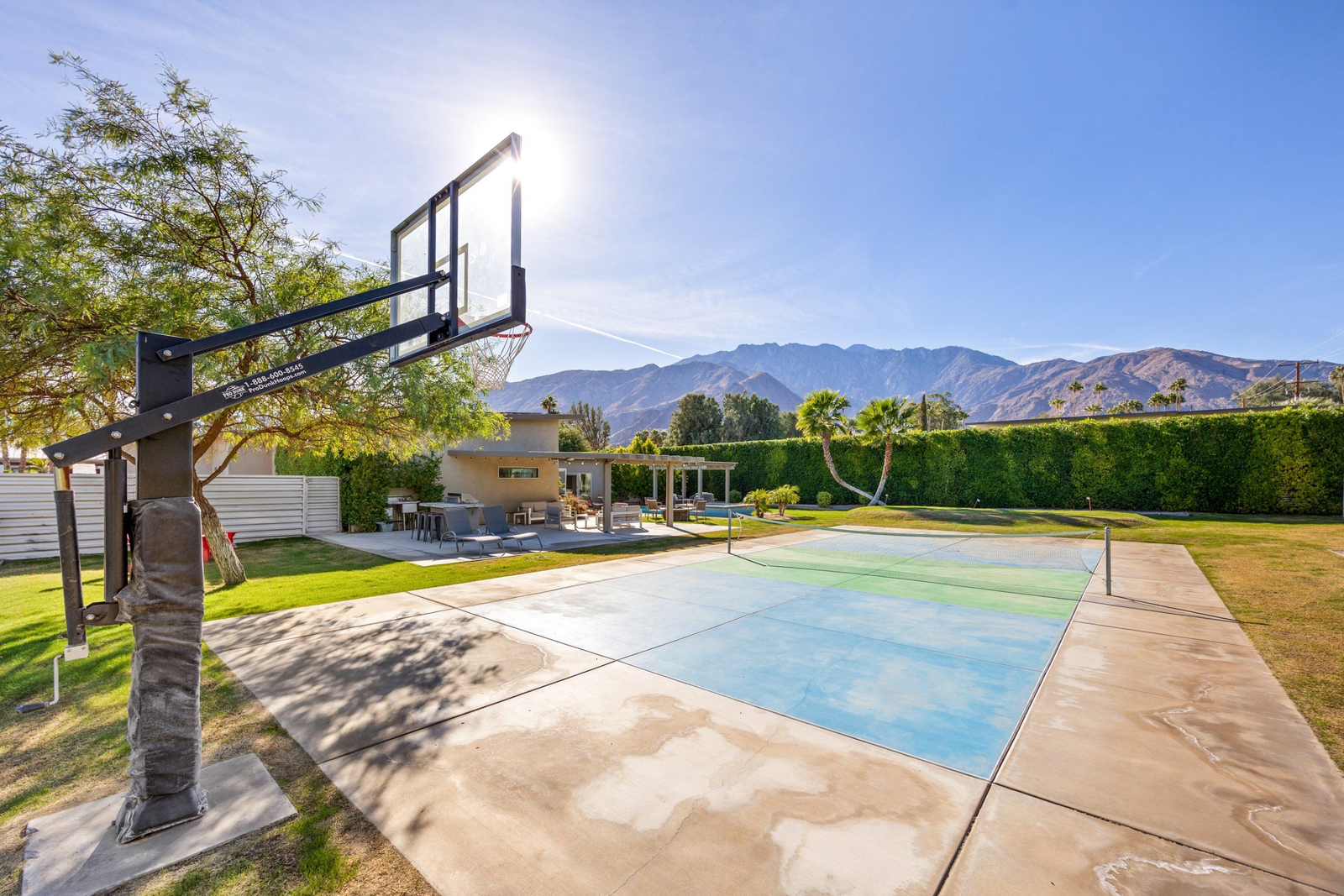 Backyard recreation and sports courts