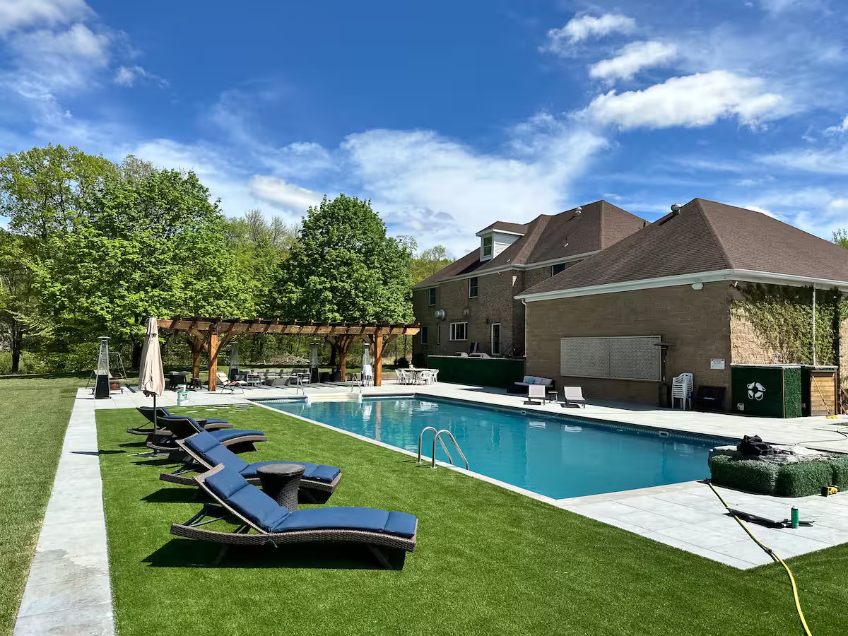 Event space at New Jersey /NY Wedding Estate with Pool, Hot Tub, and Pickleball – Easy New York City Access