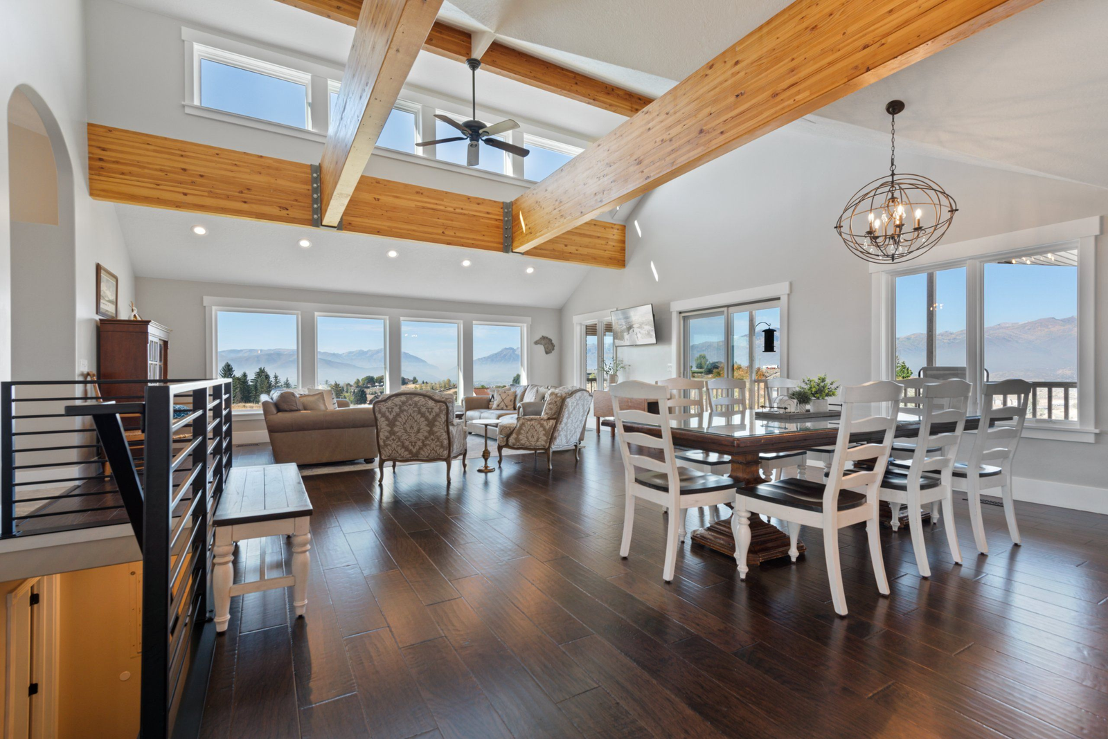 Interior great room designed for celebrations and gathering