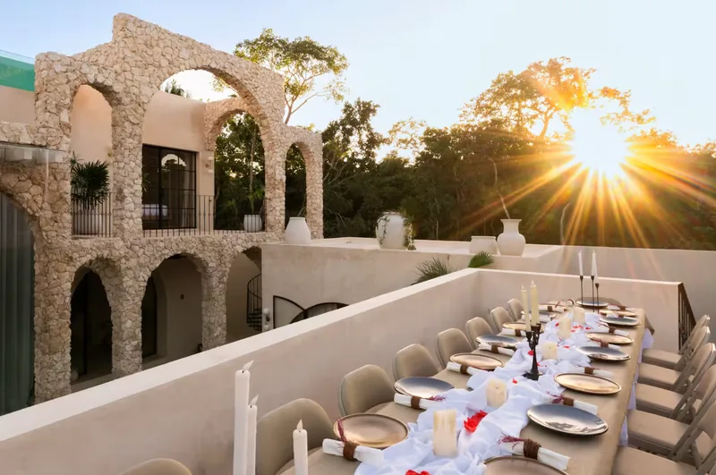 Event space at Hidden Tulum Jungle Oasis with Rooftop Paradise