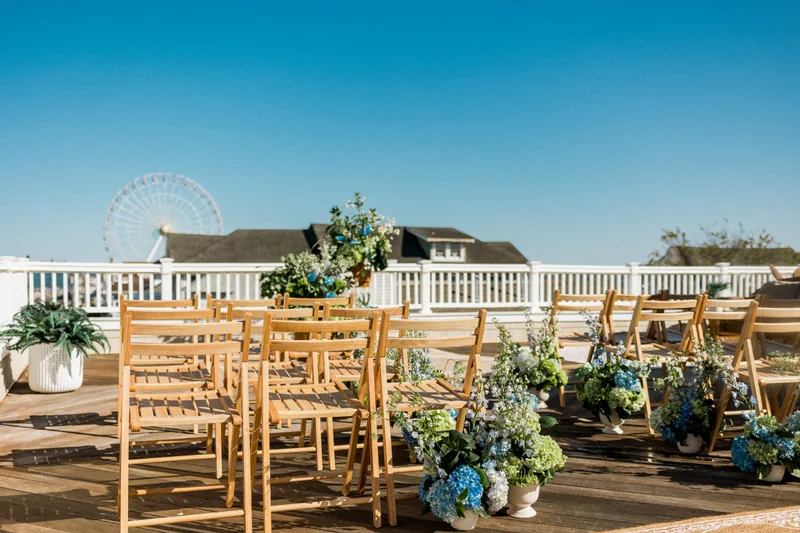 Event space at Ocean City Wedding Boutique Hotel By the Beach