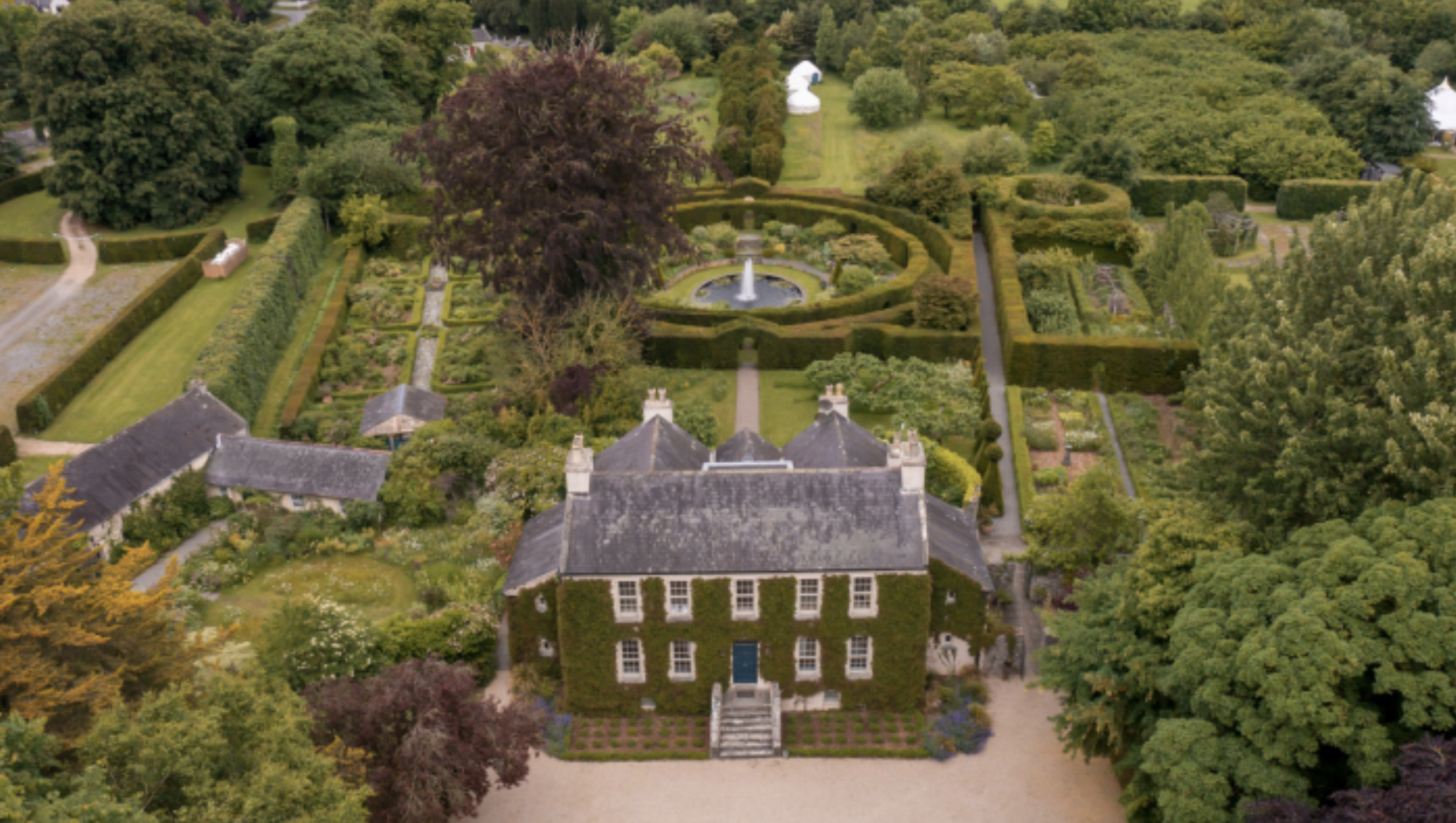 Event space at Elegant 14-Acre Irish Estate with Courtyard Suites & Historic Gardens –Near Dublin