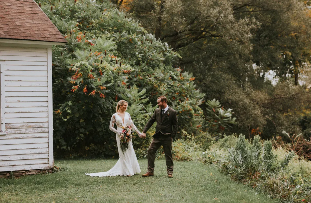 Celebration spaces with Catskills mountain backdrop