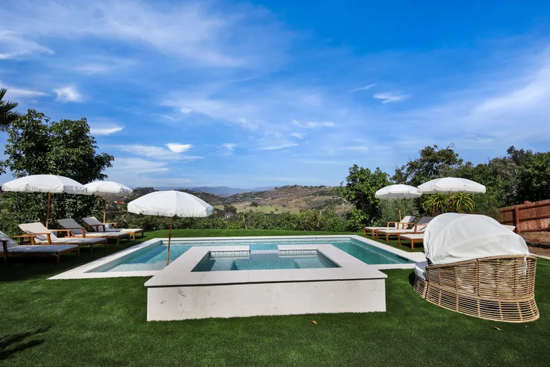 Event space at Wine Country Hacienda with Speakeasy Lounge & San Diego Vineyard Views