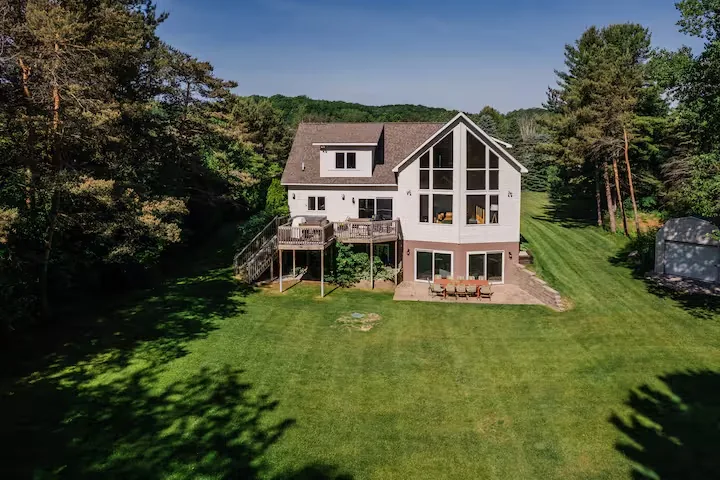 Event space at Deer Lake Estate – Private Lakeside Estate in Boyne City, Michigan