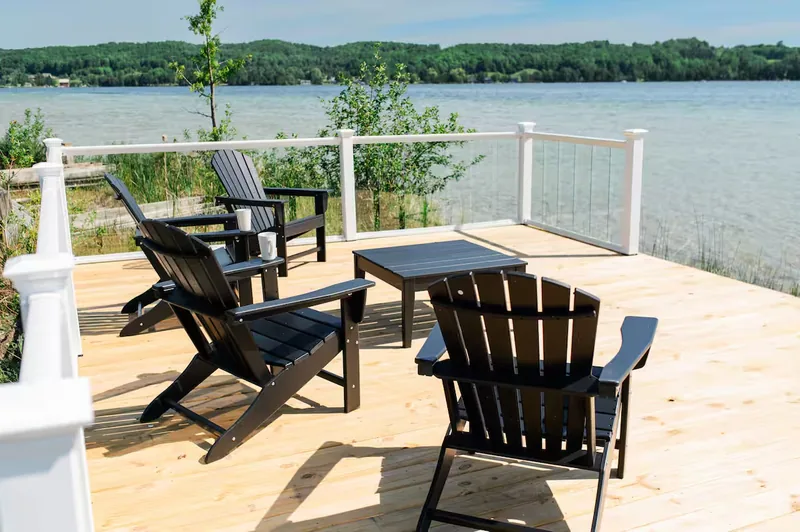 Event space at Deer Lake Estate – Private Lakeside Estate in Boyne City, Michigan