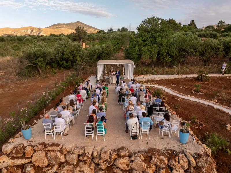Event space at Sicilian Seaside Villa with Pool & Ceremony Garden – Castellammare del Golfo