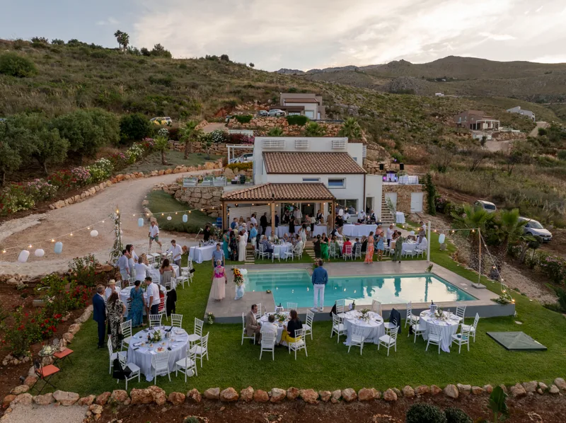 Event space at Sicilian Seaside Villa with Pool & Ceremony Garden – Castellammare del Golfo