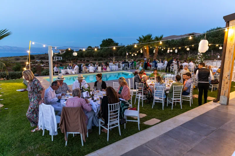 Event space at Sicilian Seaside Villa with Pool & Ceremony Garden – Castellammare del Golfo