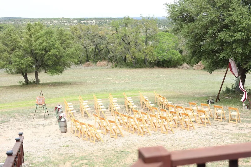 Event space at Austin Hill Country Wedding House with Pavilion & Flex Event Barn